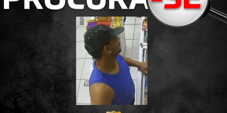 Polícia Civil divulga imagem de suspeito de roubos e solicita apoio da população para identificação